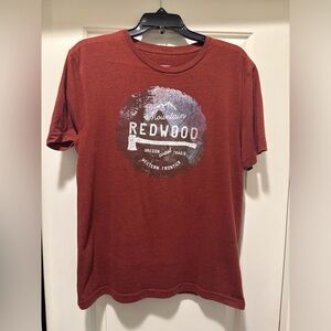 Sonoma Rust Red 'Redwood' Graphic Crewneck Tee